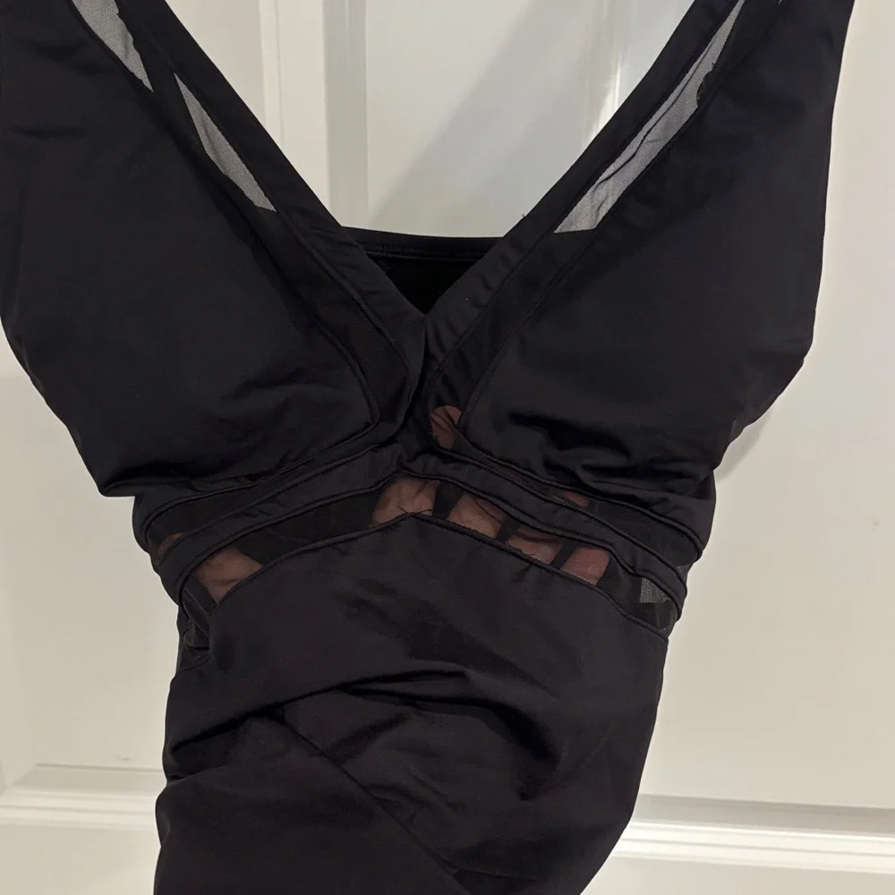 Kenneth Cole Black V-Neck Top - Picture 6 of 6
